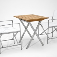 Stainless Chairs & Table
