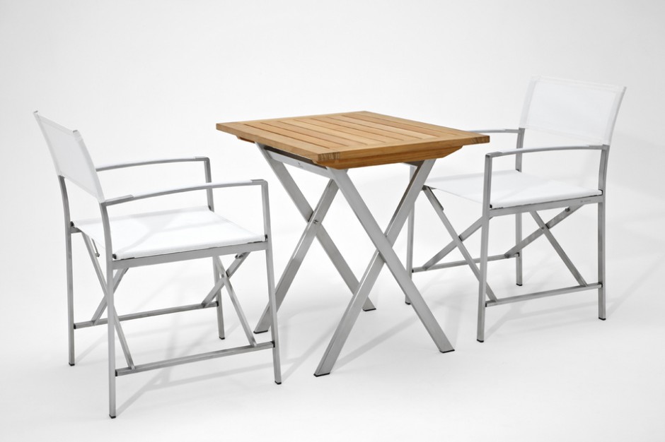 Stainless Chairs & Table