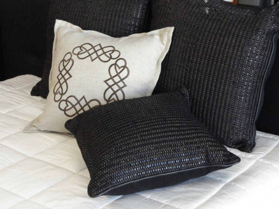 Brown Textured Leather Weave